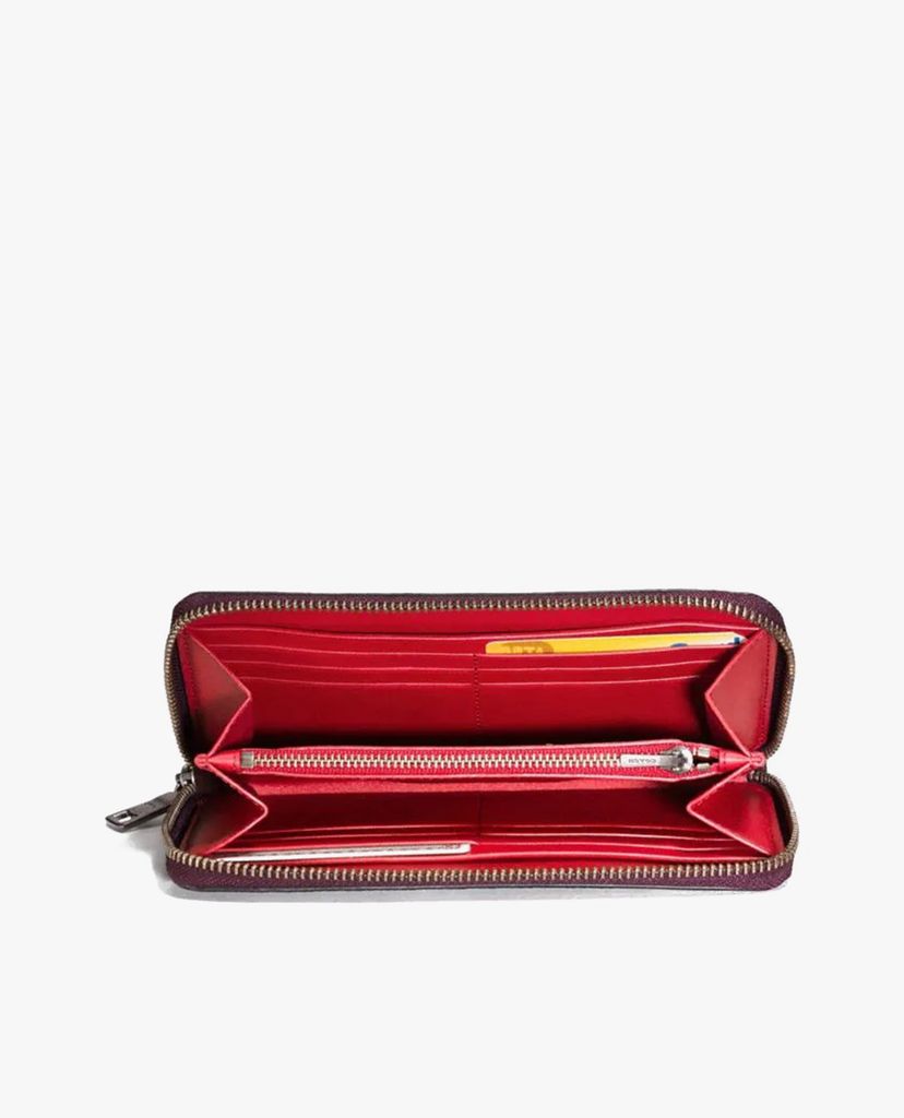 COACH - Ví nữ chữ nhật đính cườm Accordion