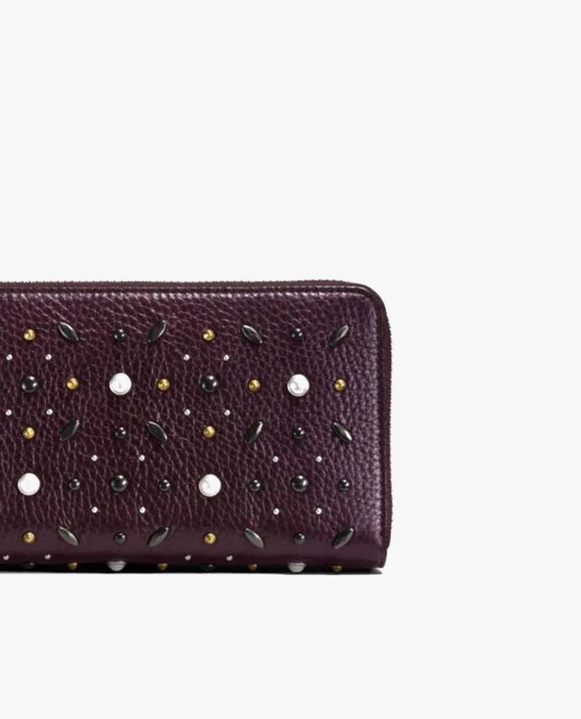 COACH - Ví nữ chữ nhật đính cườm Accordion