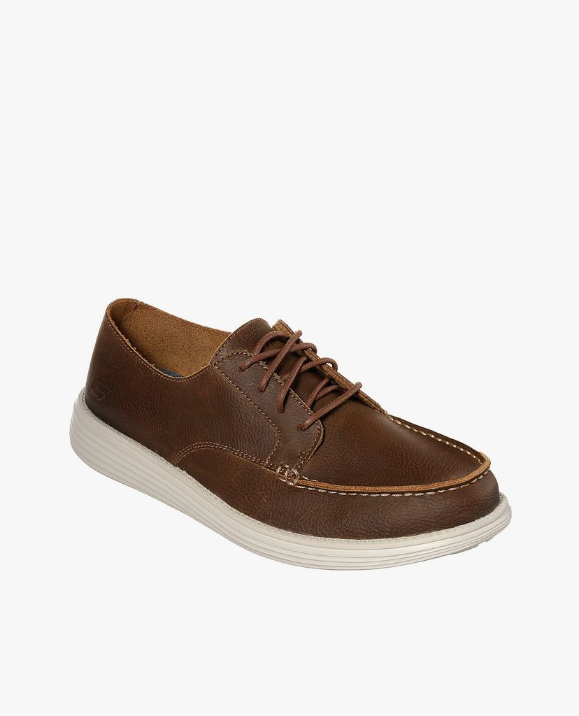 SKECHERS - Giày oxford nam Relaxed Fit Status