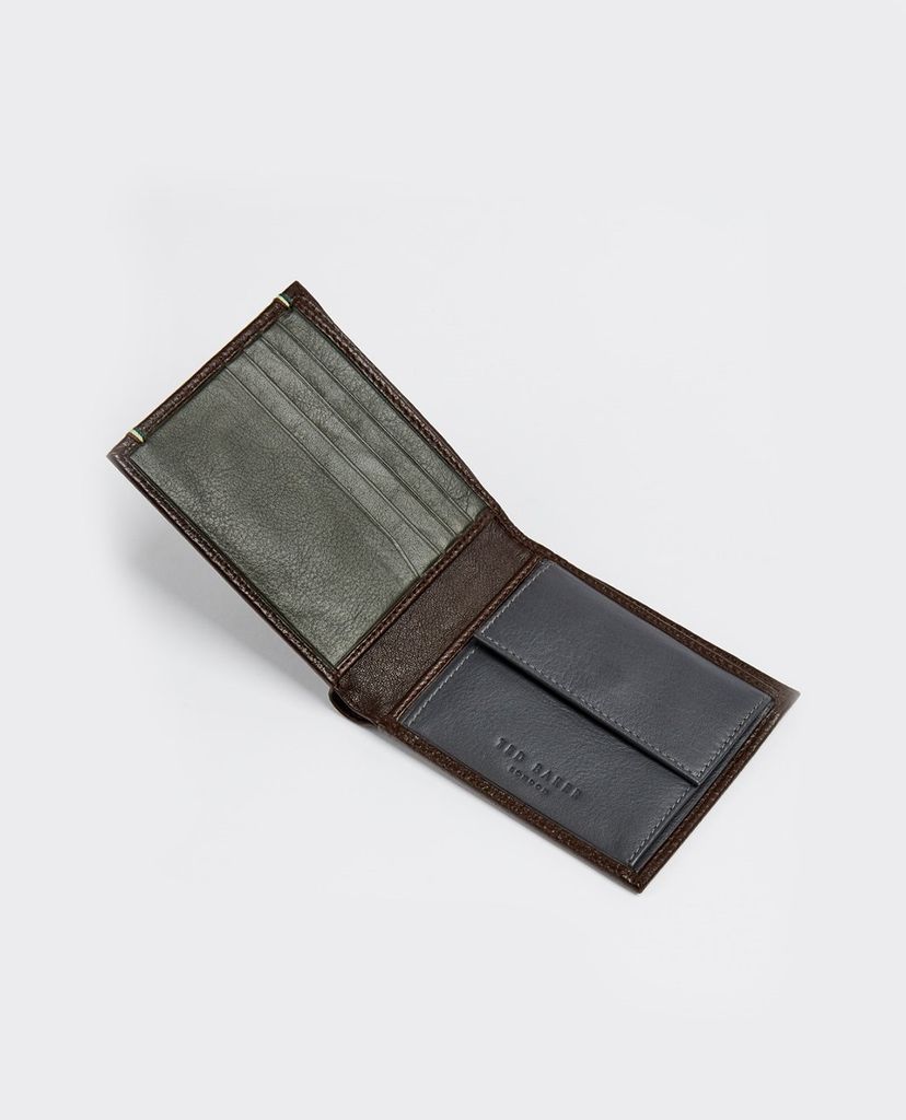 TED BAKER - Ví tiền nam dạng gập Seagul