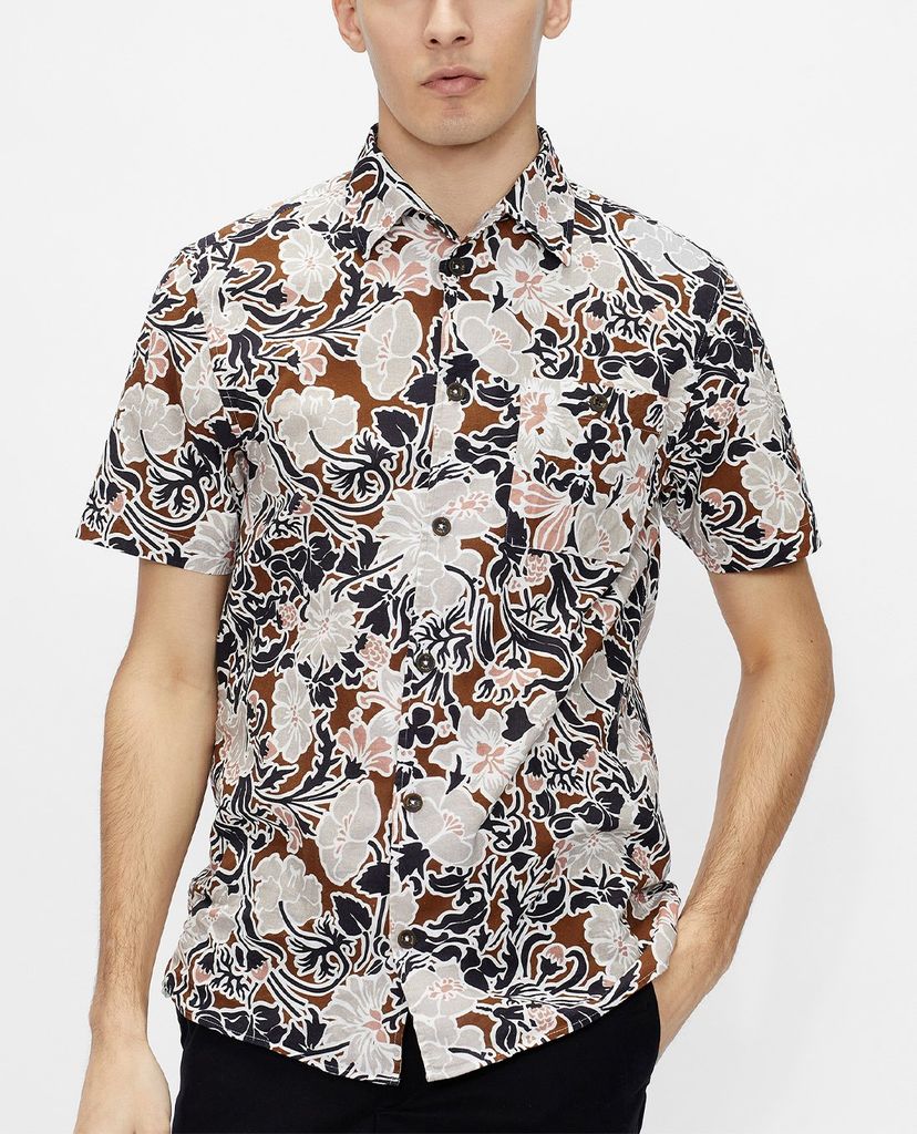 TED BAKER - Áo sơ mi nam tay ngắn Sitcom