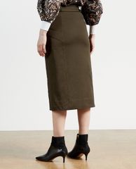 TED BAKER - Chân váy bút chì phối zip Janiis