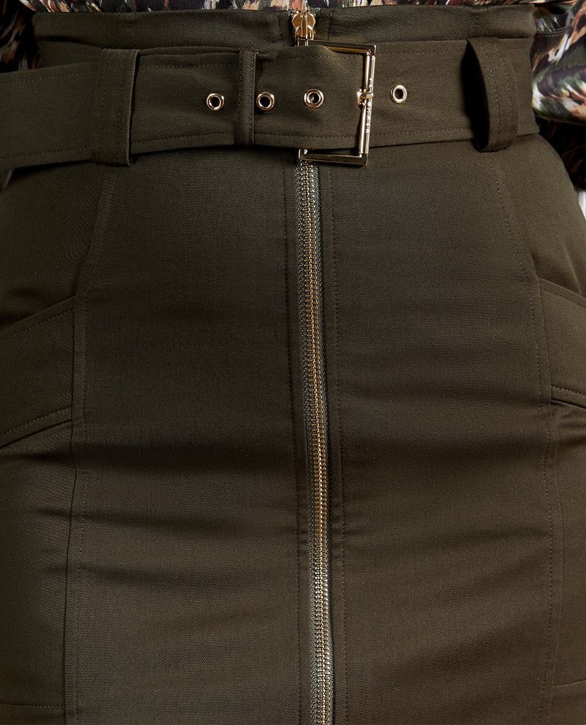 TED BAKER - Chân váy bút chì phối zip Janiis