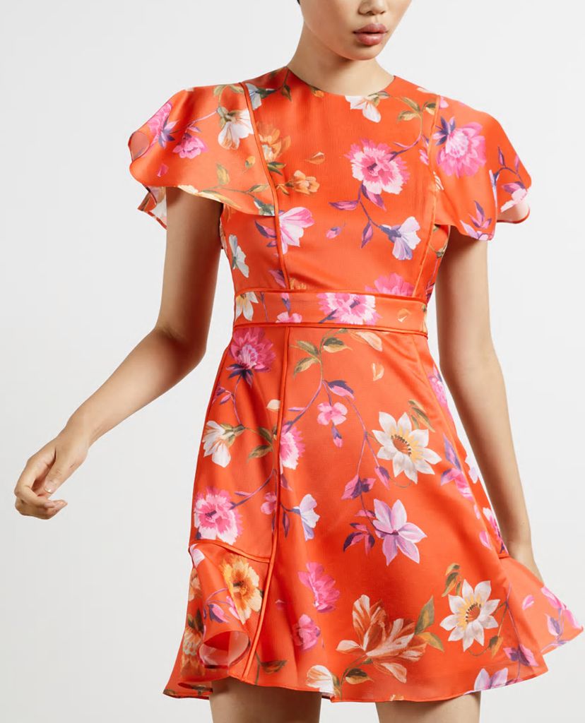 TED BAKER - Đầm mini họa tiết hoa Mira