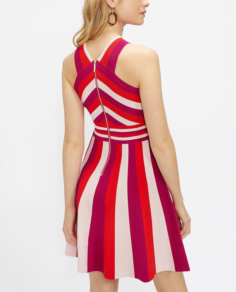 TED BAKER - Đầm mini sát nách cổ yếm Hadliy
