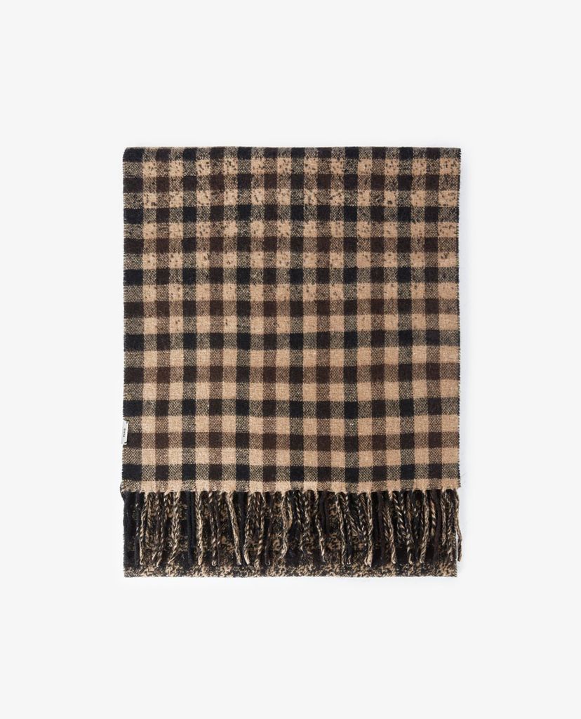 THE KOOPLES - Khăn choàng nữ tua rua Houndstooth