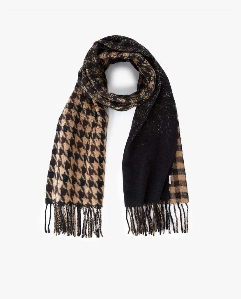 THE KOOPLES - Khăn choàng nữ tua rua Houndstooth