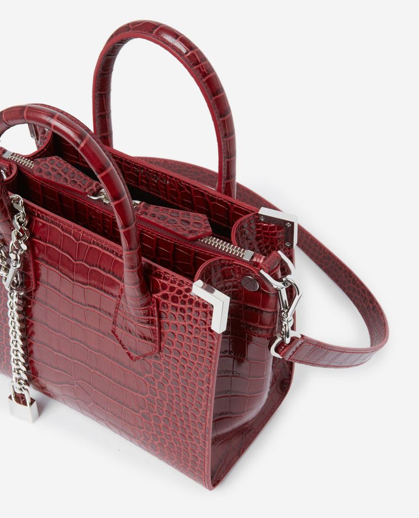 THE KOOPLES - Túi đeo vai nữ hình hộp chữ nhật Small Lezard