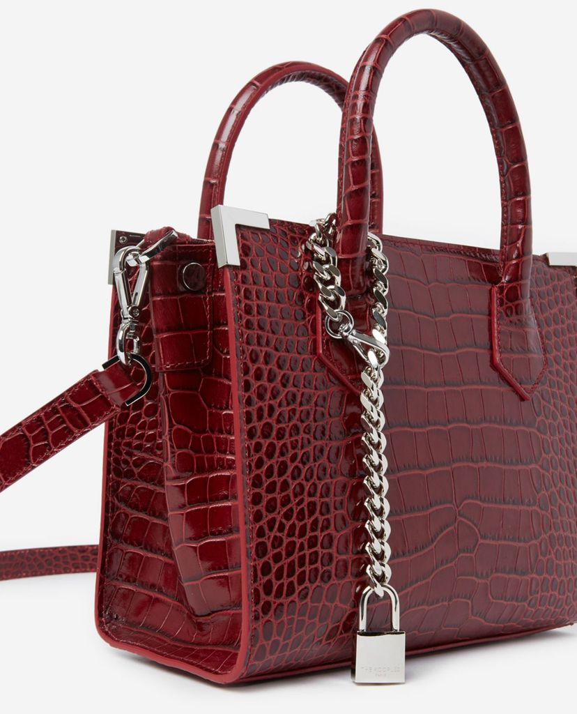 THE KOOPLES - Túi đeo vai nữ hình hộp chữ nhật Small Lezard