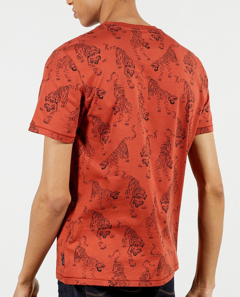 TED BAKER - Áo thun nam cổ tròn tay ngắn Patchh