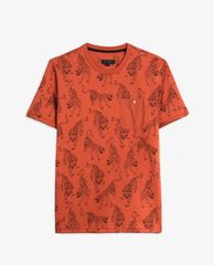 TED BAKER - Áo thun nam cổ tròn tay ngắn Patchh