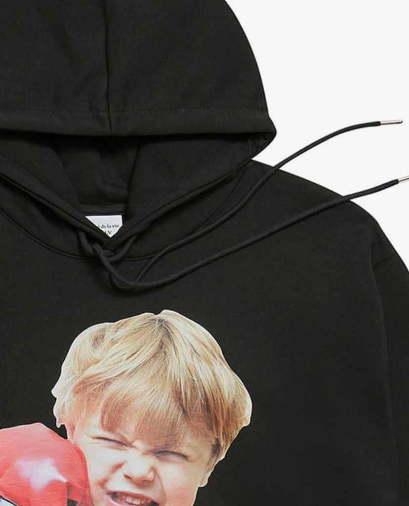 ADLV - Áo hoodie tay dài mũ trùm Baby Face
