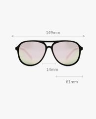 MUJOSH - Kính mát giọt nước oversized phản gương
