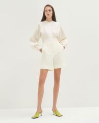 CHARLES & KEITH - Giày cao gót mũi tròn Covered Mules