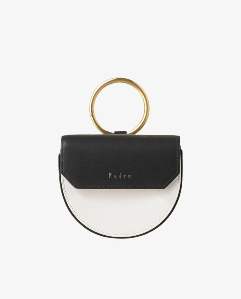 PEDRO - Ví nữ đựng name card hình bán nguyệt Chain Strap