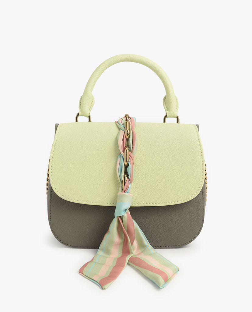 CHARLES & KEITH - Túi xách tay nắp gập Braided Front Flap