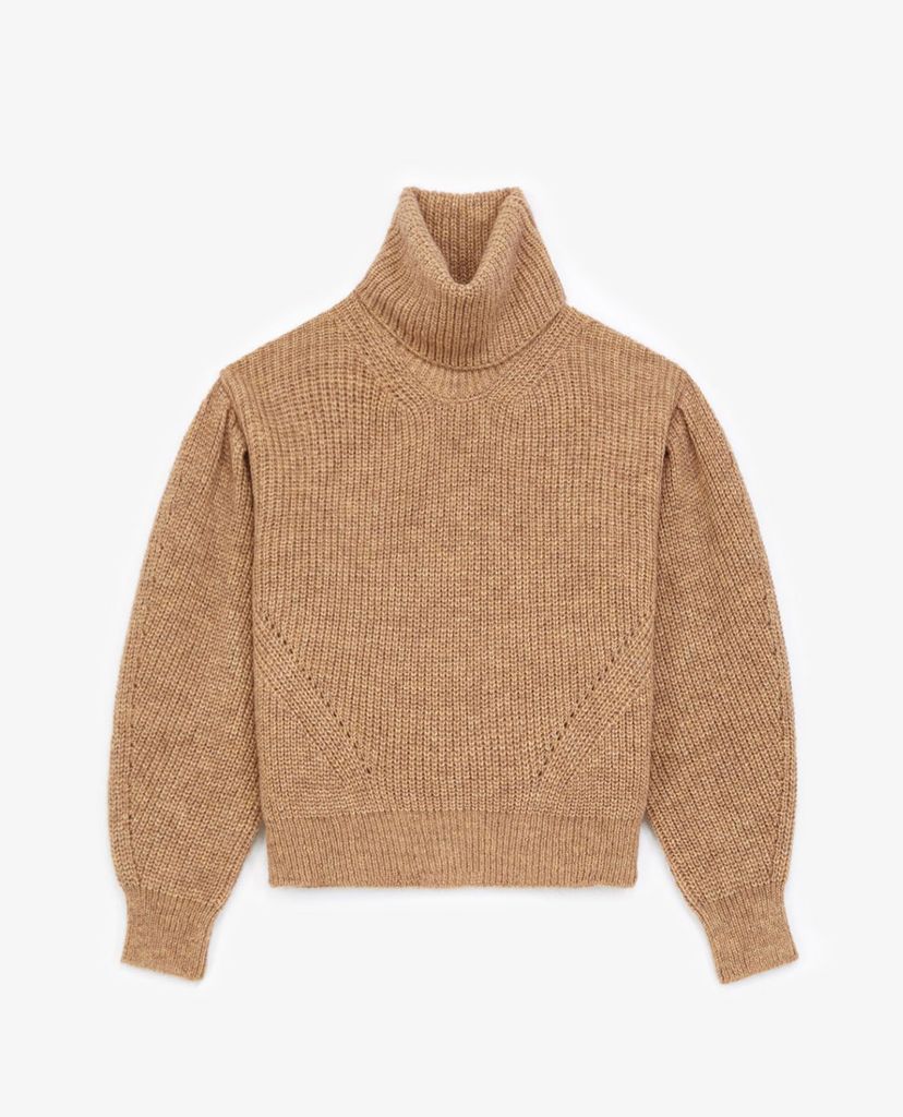 THE KOOPLES - Áo sweater nữ cổ lọ Knit Black Turtleneck