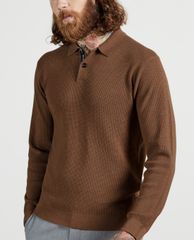 TED BAKER - Áo polo nam tay dài Batha
