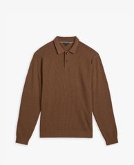 TED BAKER - Áo polo nam tay dài Batha