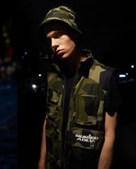 ADLV - Áo khoác sát nách phối zip BA x ADLV Outpocket Vest Indigo