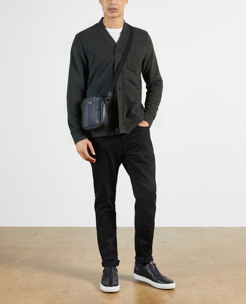 TED BAKER - Áo cardigan nam cổ V tay dài Byro