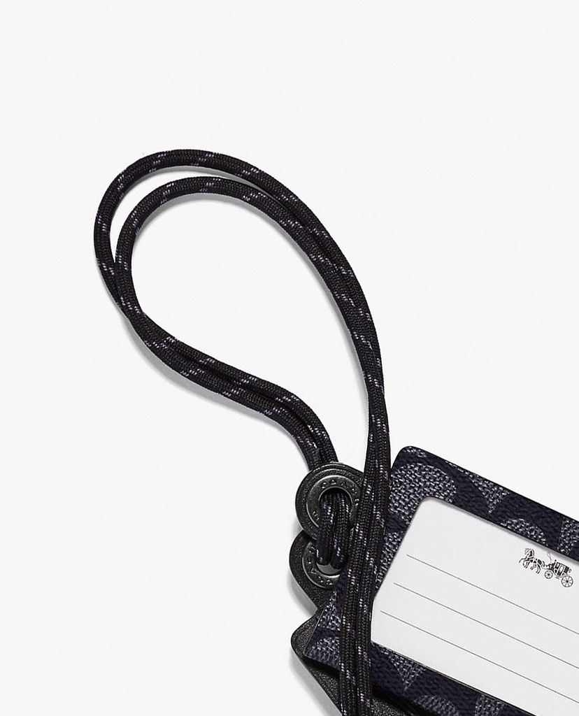 COACH - Thẻ bảng tên kèm dây đeo ID Signature Canvas
