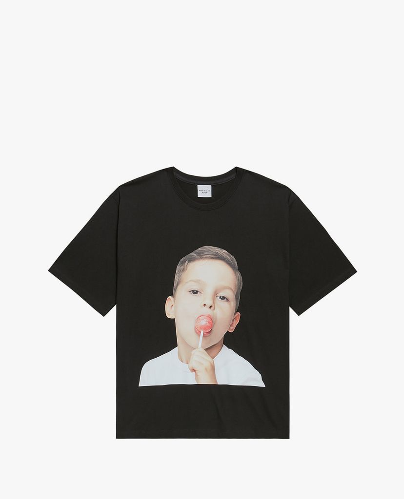 ADLV - Áo thun ngắn tay cổ tròn Baby Face