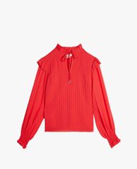TED BAKER - Áo kiểu nữ tay dài cổ V Camilmi