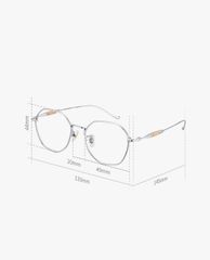 MUJOSH - Gọng kính đa giác bảng mảnh hiện đại thời trang