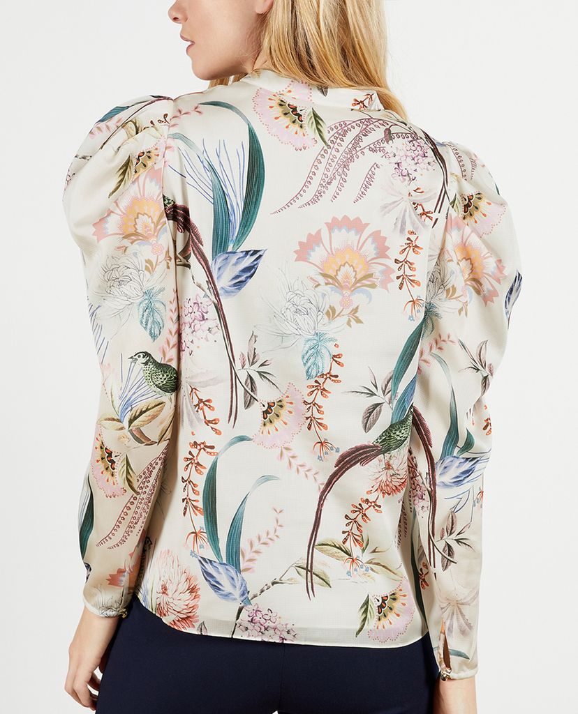 TED BAKER - Áo kiểu nữ cổ tròn tay dài Aangeli
