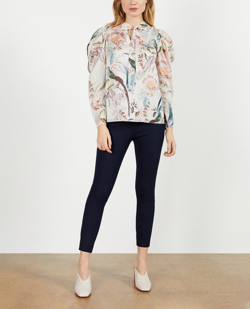 TED BAKER - Áo kiểu nữ cổ tròn tay dài Aangeli