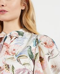 TED BAKER - Áo kiểu nữ cổ tròn tay dài Aangeli