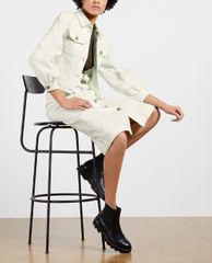 TED BAKER - Chân váy midi phối nút cài Xandra
