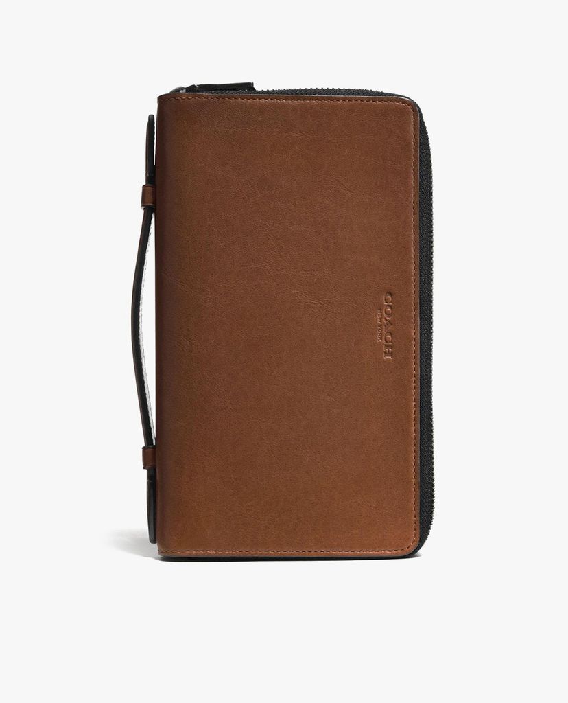 COACH - Ví cầm tay nữ hình chữ nhật Double Zip Travel Organizer