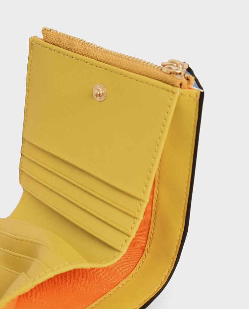 CHARLES & KEITH - Ví nữ phom vuông Top Zip