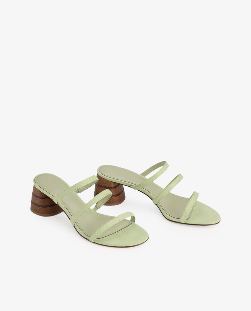 PEDRO - Giày cao gót quai ngang đế trụ Strappy