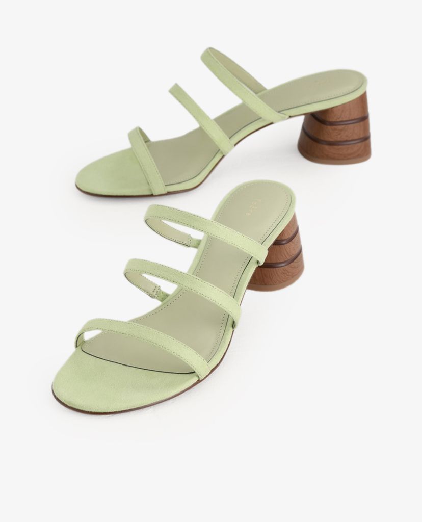 PEDRO - Giày cao gót quai ngang đế trụ Strappy