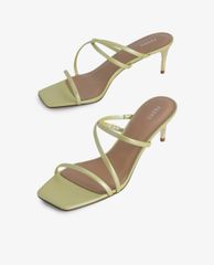 PEDRO - Giày cao gót hở mũi quai mảnh Pearlised Strappy