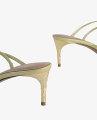 PEDRO - Giày cao gót hở mũi quai mảnh Pearlised Strappy