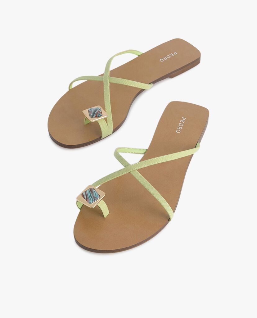 PEDRO - Giày sandals nữ xỏ ngón Marbled Toe Loop