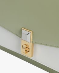 PEDRO - Túi đeo vai nữ chữ nhật nắp gập Croc Effect
