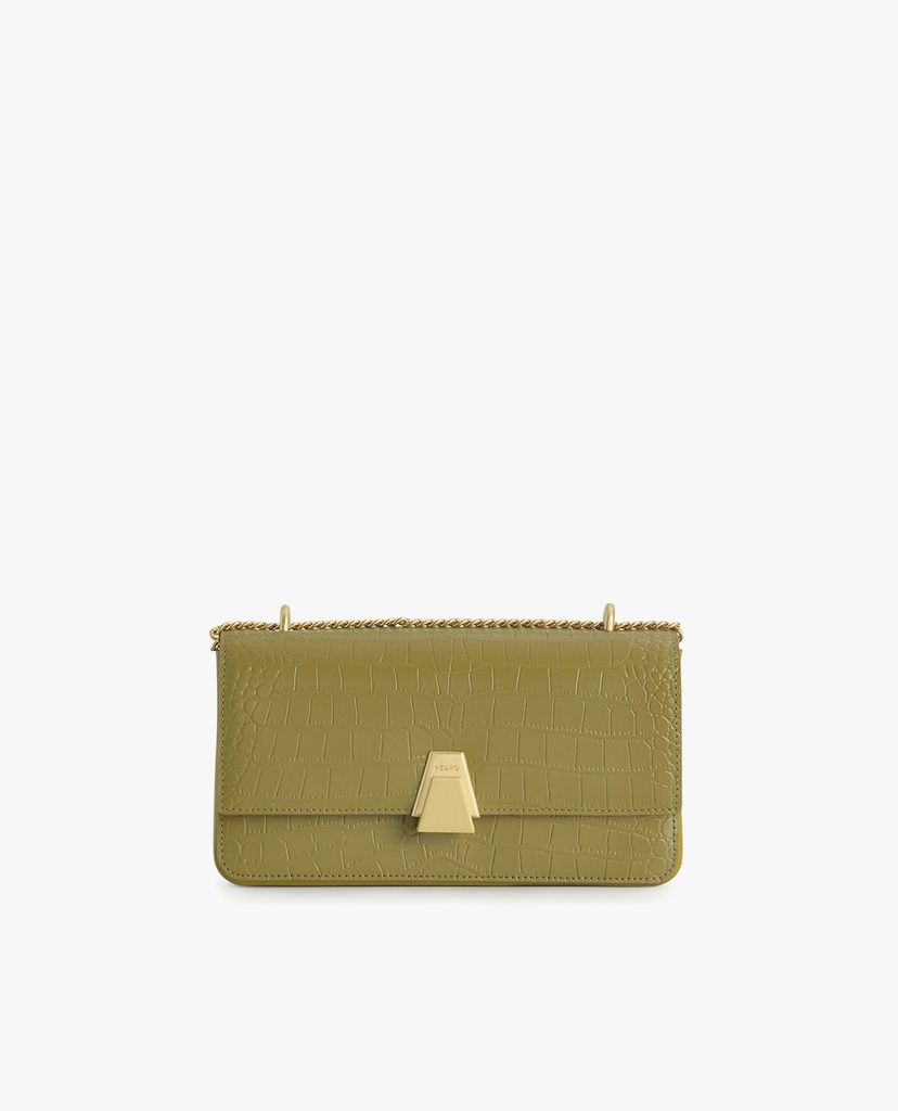PEDRO - Ví cầm tay da nữ chữ nhật nắp gập Textured