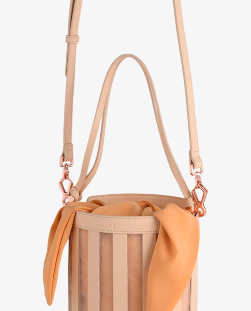 PEDRO - Túi rút dây hình trụ Striped Bucket