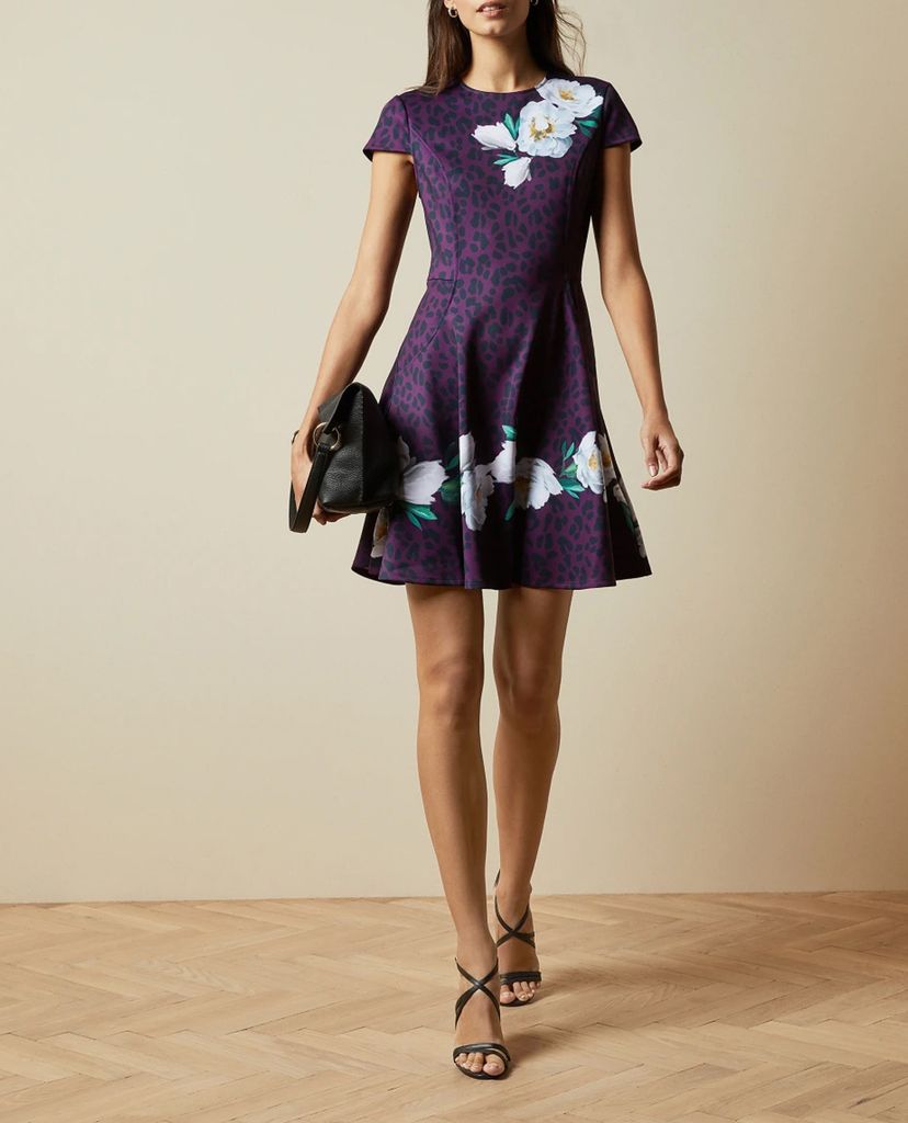 TED BAKER - Đầm mini họa tiết hoa Wilderness