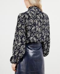 TED BAKER - Áo kiểu nữ cổ V tay dài Caarina