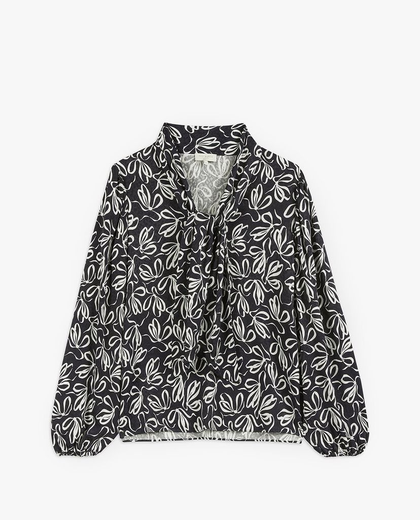 TED BAKER - Áo kiểu nữ cổ V tay dài Caarina