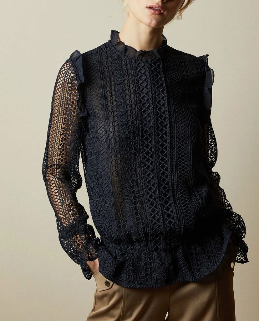 TED BAKER - Áo kiểu nữ tay dài Comsee