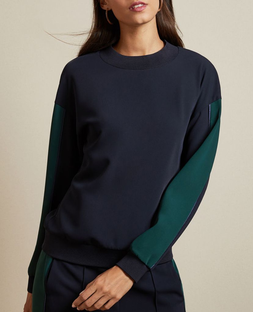 TED BAKER - Áo Sweatshirt nữ tay dài cổ tròn Keelee
