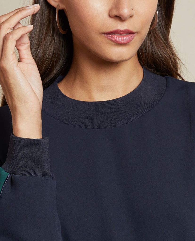 TED BAKER - Áo Sweatshirt nữ tay dài cổ tròn Keelee