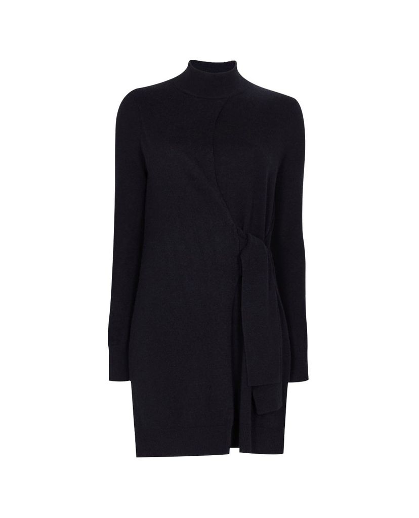 TED BAKER - Đầm mini len tay dài cổ lọ Amrita
